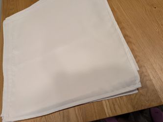 White cloth table napkins - set of 20