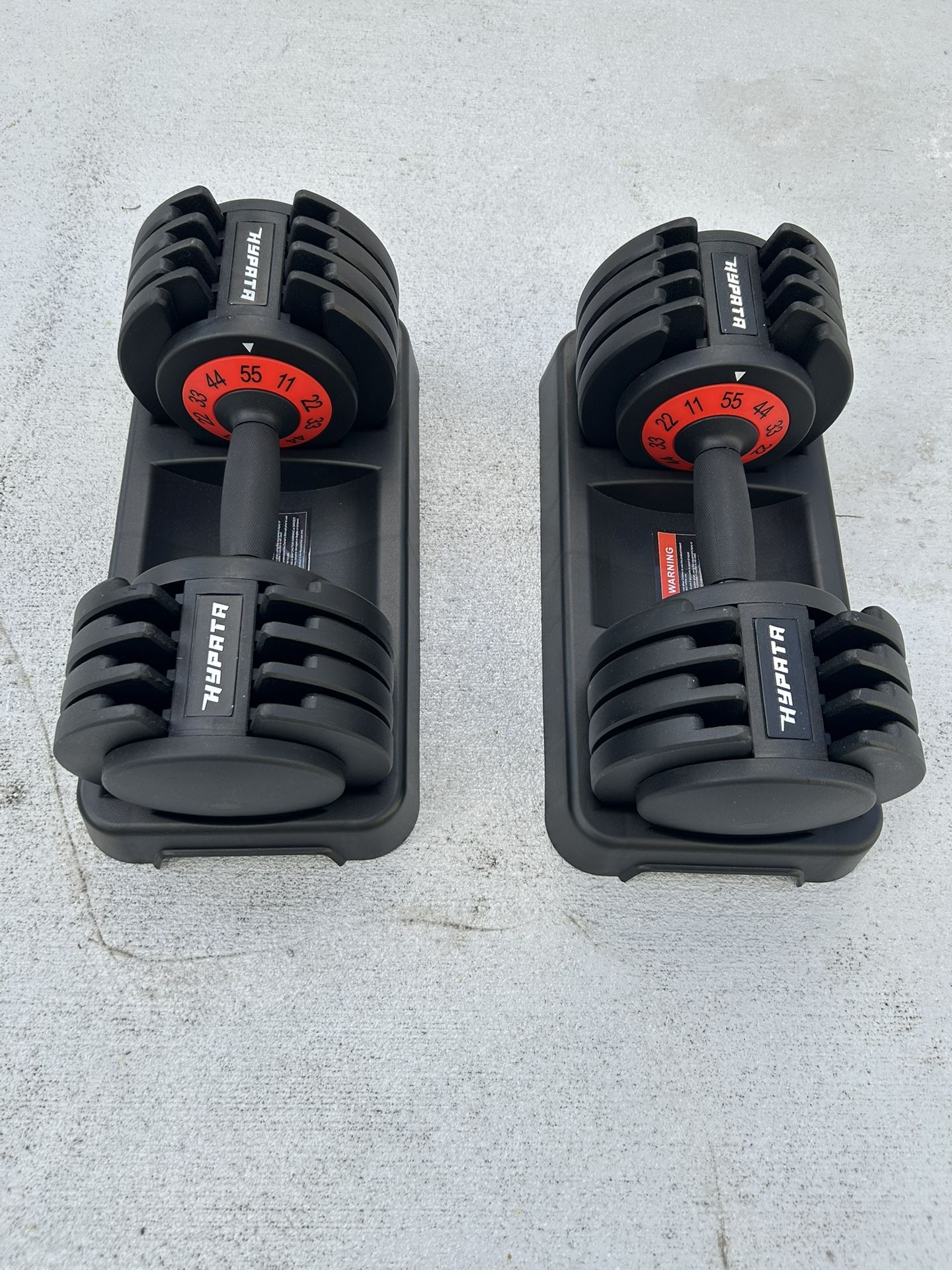Hypata Adjustable Set of Dumbbells (55lbs each pair)