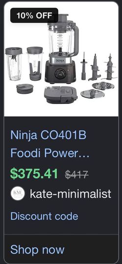 Ninja CO401B power blender ultimate system