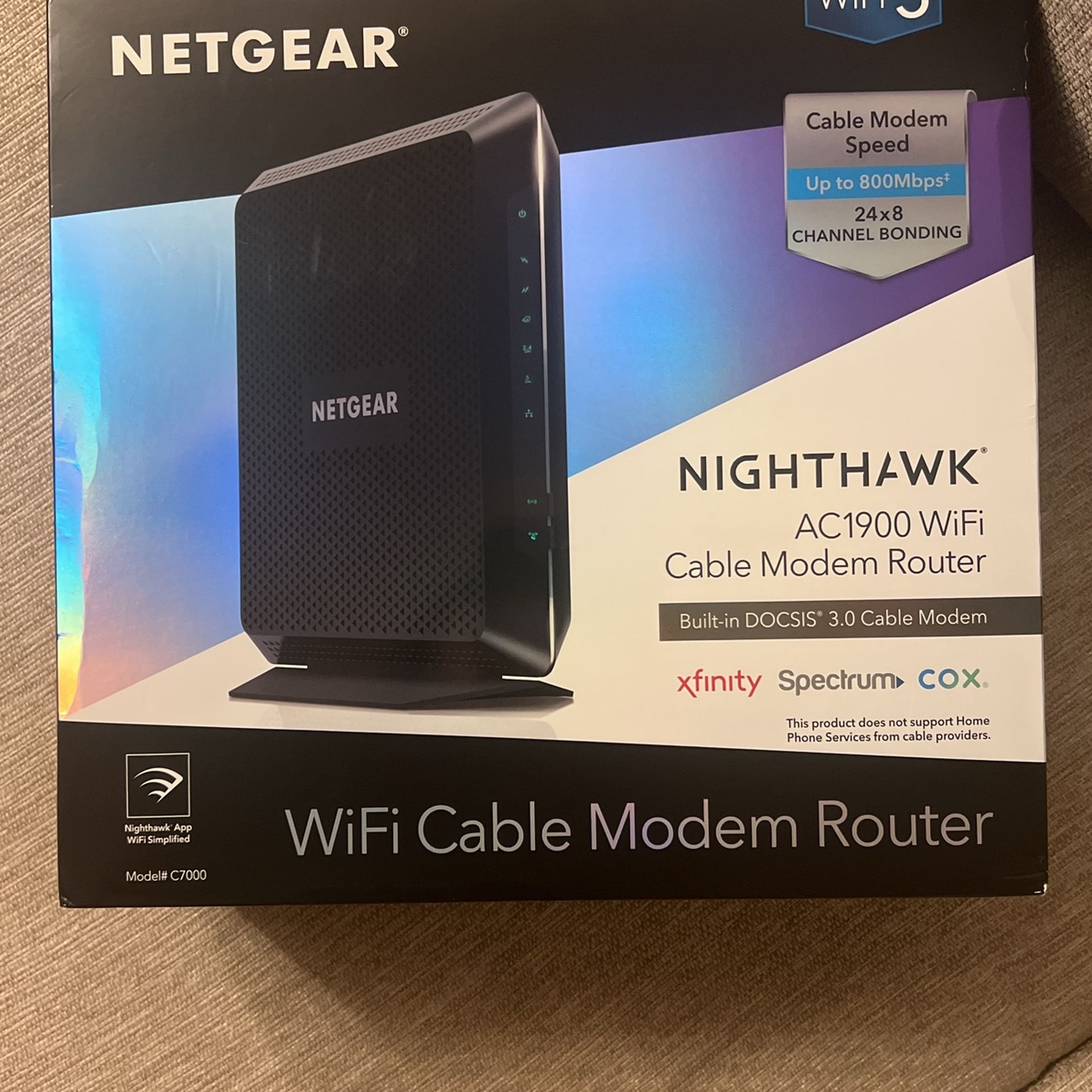 Netgear Nighthawk AC1900 Cable Modem Router