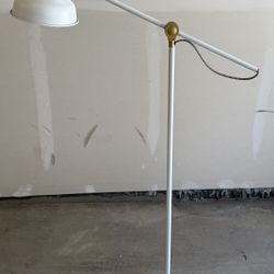 RANARP Floor/reading lamp with LED bulb off-white
