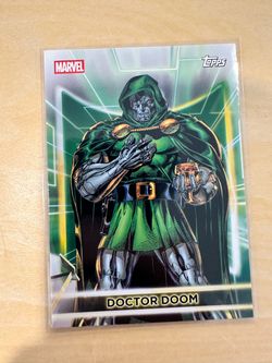 Topps neon Marvel Doctor Doom Trading Card