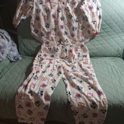 Flannel Mickey MOUSE pajamas
