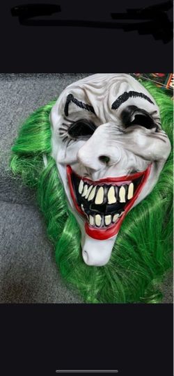 Halloween clown Joker mask
