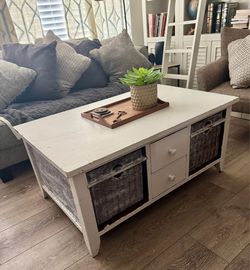 Coffee Table - Sturdy w/ Storage