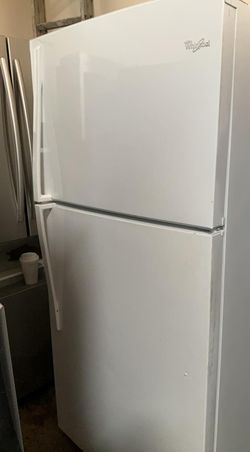 Whirlpool Top Mount White Refrigerator
