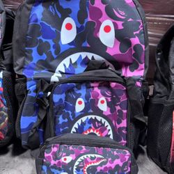 3 Pc Backpack Set