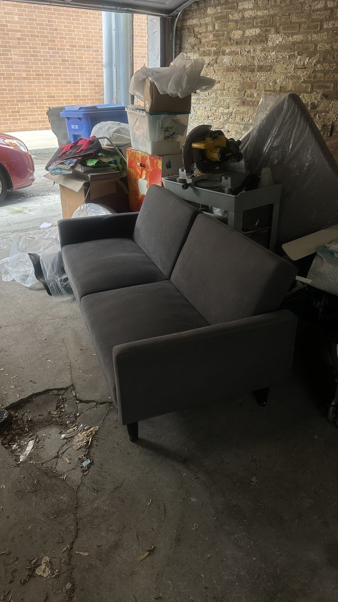 Gray Futon - Great Condition