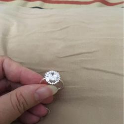 Real 925 Sterling Silver Wedding Ring Size 9