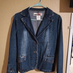 Denim Blazer 