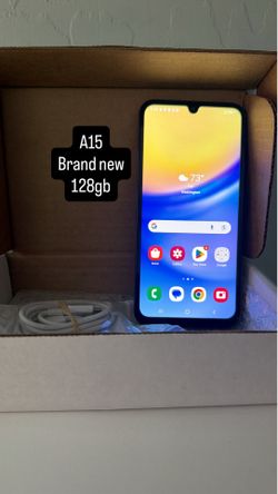 Samsung A15 128gb 5G. Brand New And Unlocked!