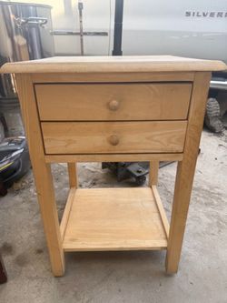 Side table with two drawers