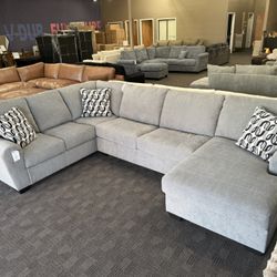 Gray Modern Large Sectional 