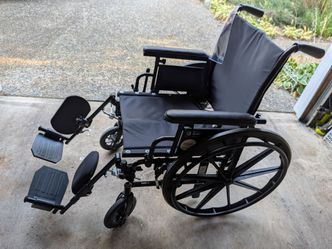 Almost brand new wheel chair for quick sale