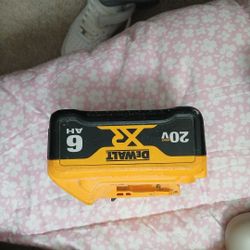 DeWalt 20v 6AH Battery