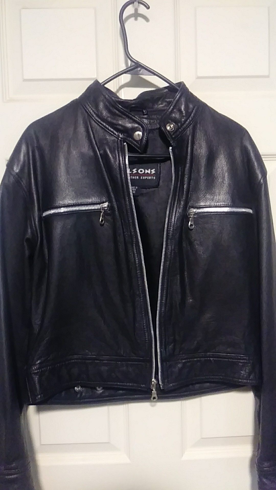 Wilsons Black leather jacket