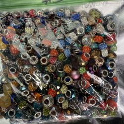 Pandora Style Beads Lot