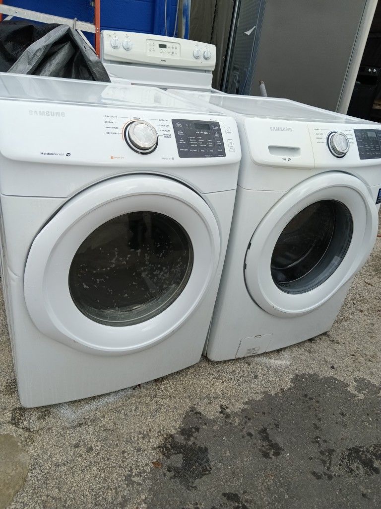 Samsung Front Load Washer And Dryer Set Both Works Good 💯