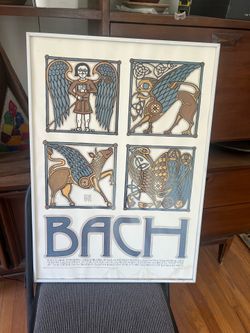 RARE Vintage 1968 Portuguese Film Festival Litho Poster
