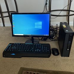 Hp i5 Desktop Computer W/Windows 10 & Lifetime 8gb Office Wifi Tower (Fast)