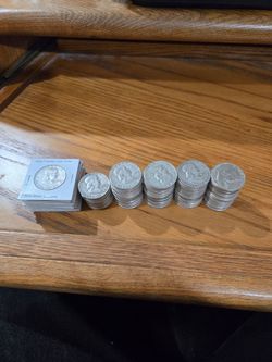 Silver Franklin Half Dollars