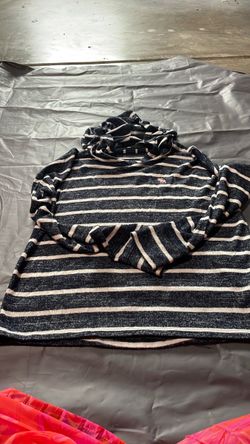 Abercrombie & Fitch Striped Hoodie Sweatshirt