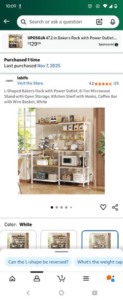 Brand New Bakers Rack..