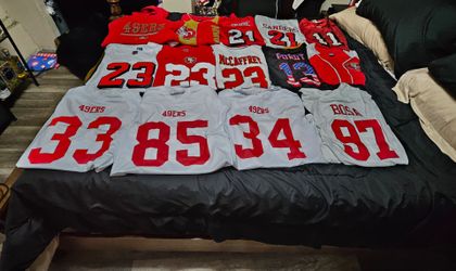 San Francisco 49ers jerseys lot