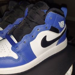 Jordan 1 Mid Game Royal Blue Size 13c Kids