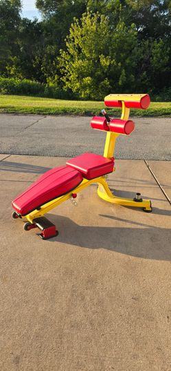 Star Trac Inspiration adjustable abdominal  bench