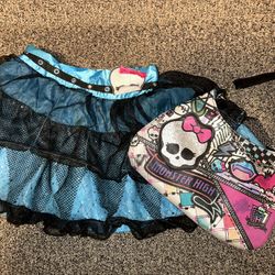 Monster High Little Girls Tutu Skirt & Purse
