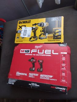 Milwaukee  & Dewalt Drills