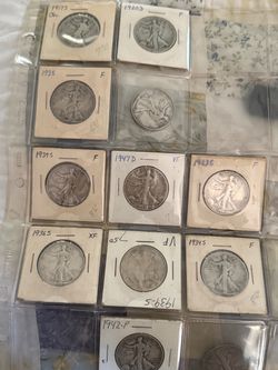 Walking Liberty Half Dollar Coin Lot