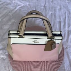 Multicolored coach  original bag with detachable straps