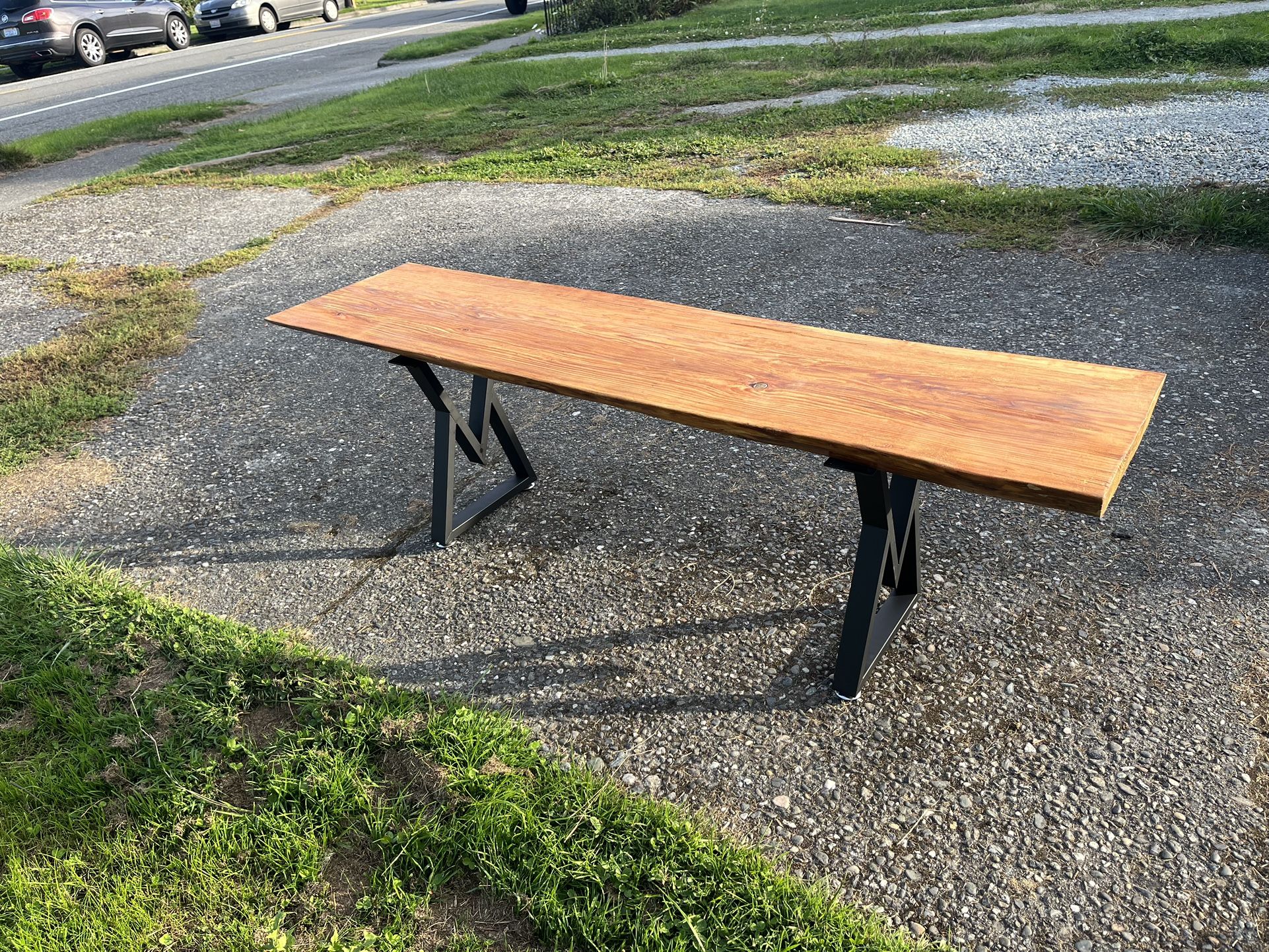 Live Edge Bench