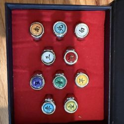 Naruto Akatsuki Cosplay Rings