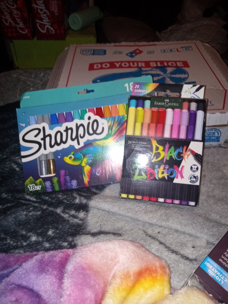 18pack Sharpie 20 Pack Faber Castell Black Edition Markers