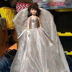 White Quinceanera Doll