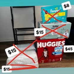 Diapers Size 1