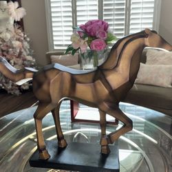 Horse figurine 16” High X 20” Wide