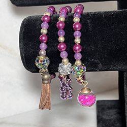 3pc Beaded Bracelet Set