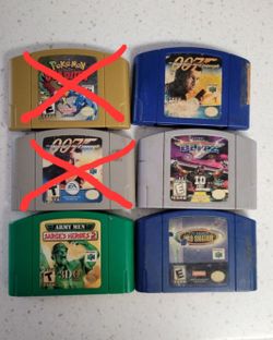 N64  games. READ DESCRIPTION!