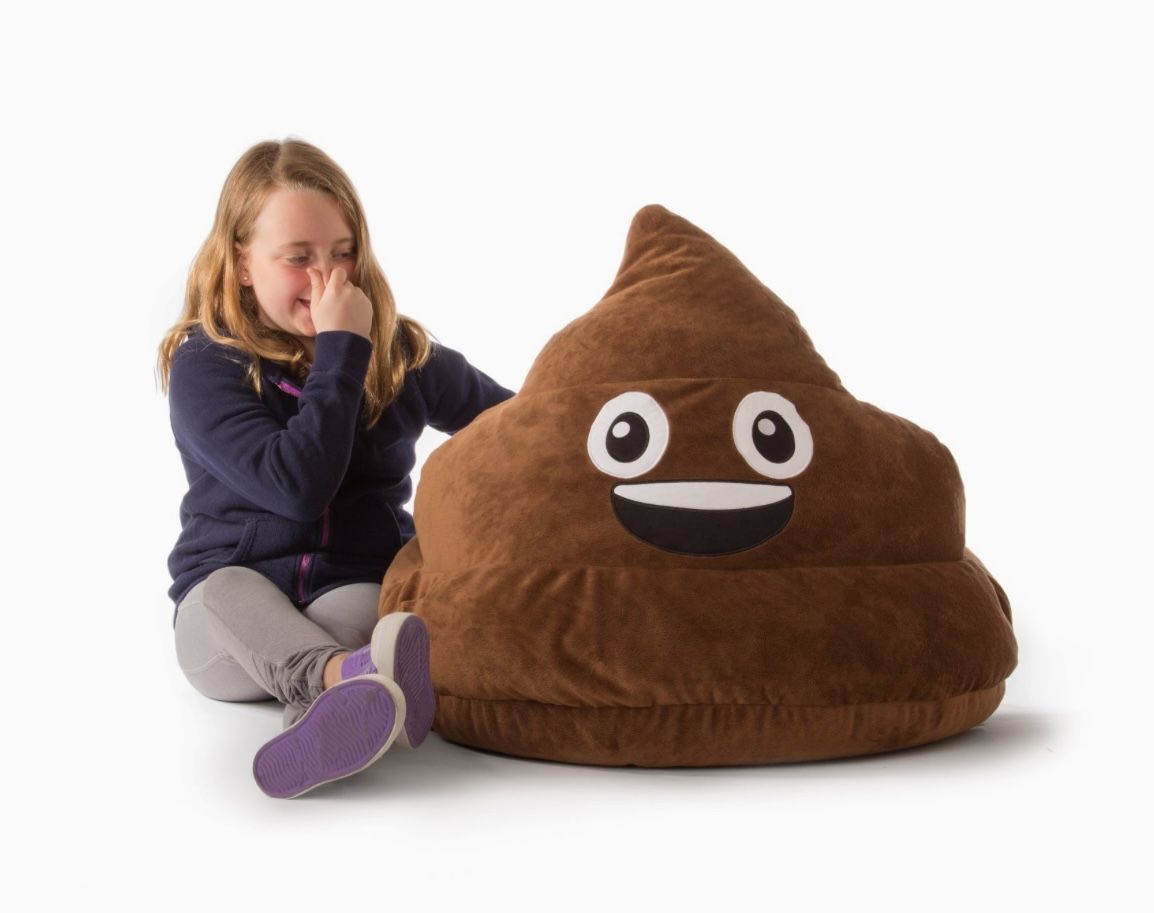 POOP EMOJI BEAN BAG