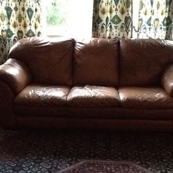Leather couch