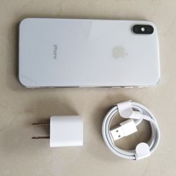 Unlocked iPhone X 256gb White Used Excellent Conditions