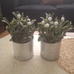 Small Faux Plant/farmhouse Style 2 For $5