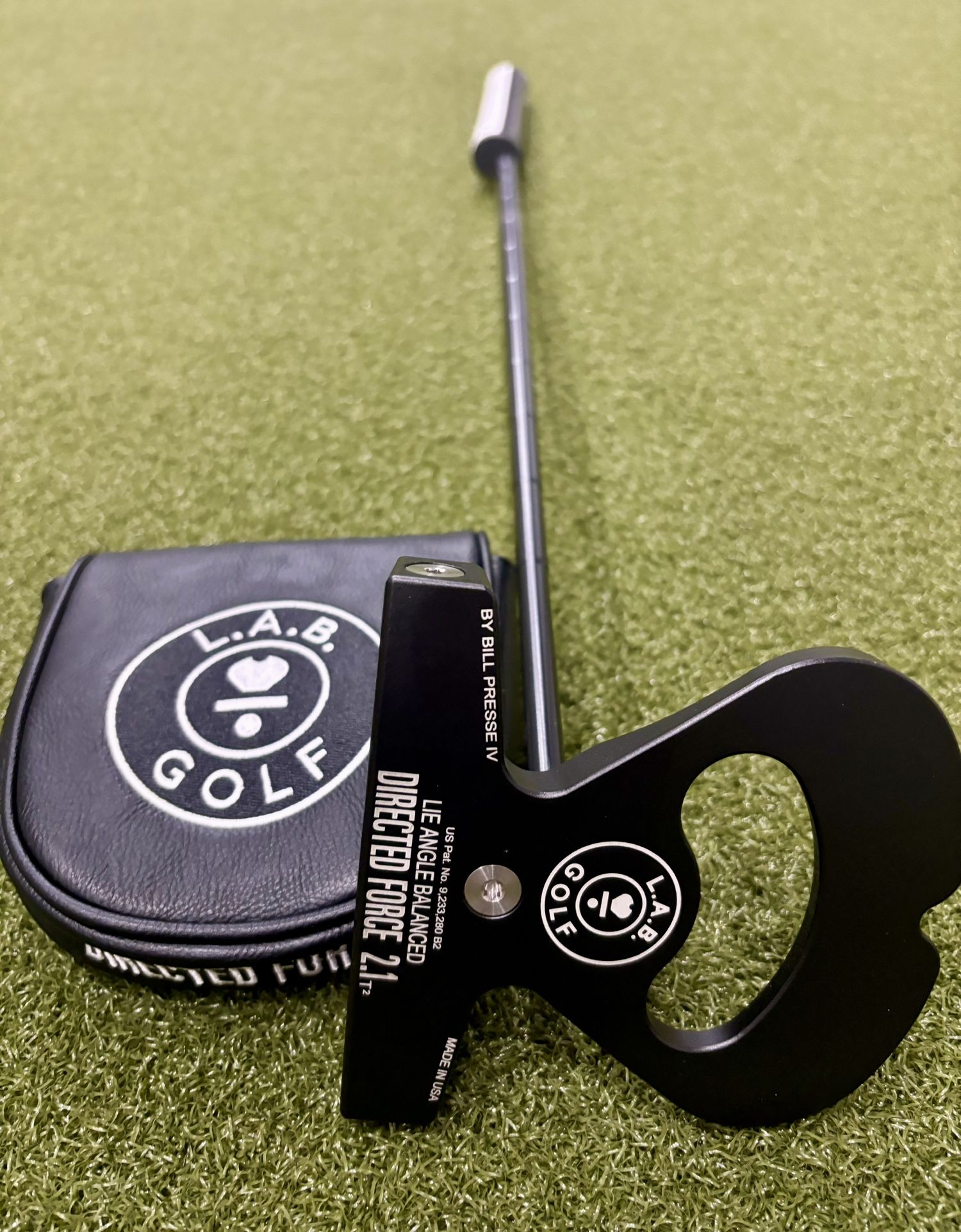 L.A.B. Golf DF 2.1 Putter RH. 35” 69° Lie Angle. + Extra USA Headcover