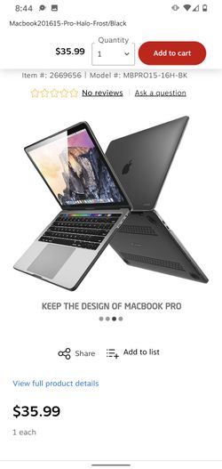 Halo macbook pro case