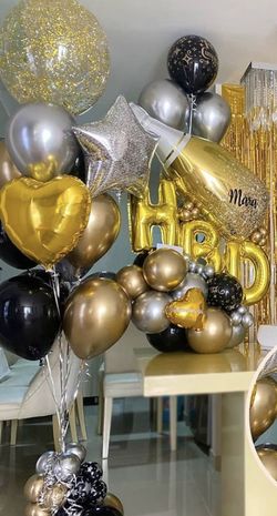 Balloons bouquet- Happy Birthday