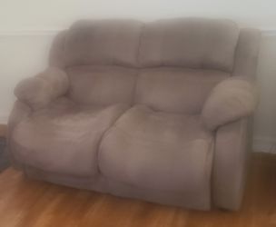 Love Seat And Double Reclining Sofa